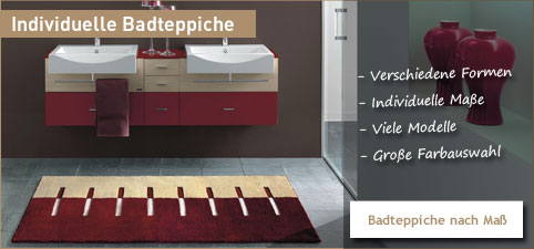 Fußmatten, Schmutzmatten, Badteppiche und Teppichunterlagen